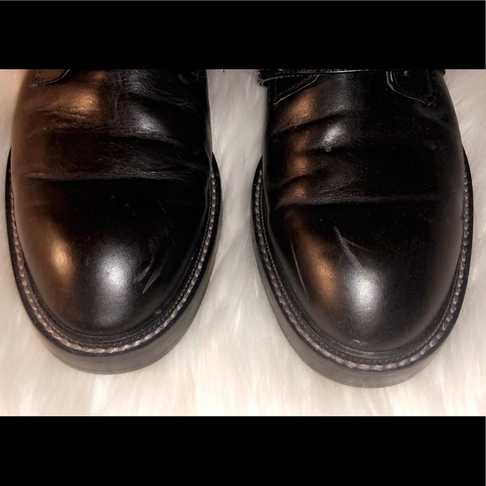 ZARA Leather Embellished Biker Boot - Picture 6 of 8